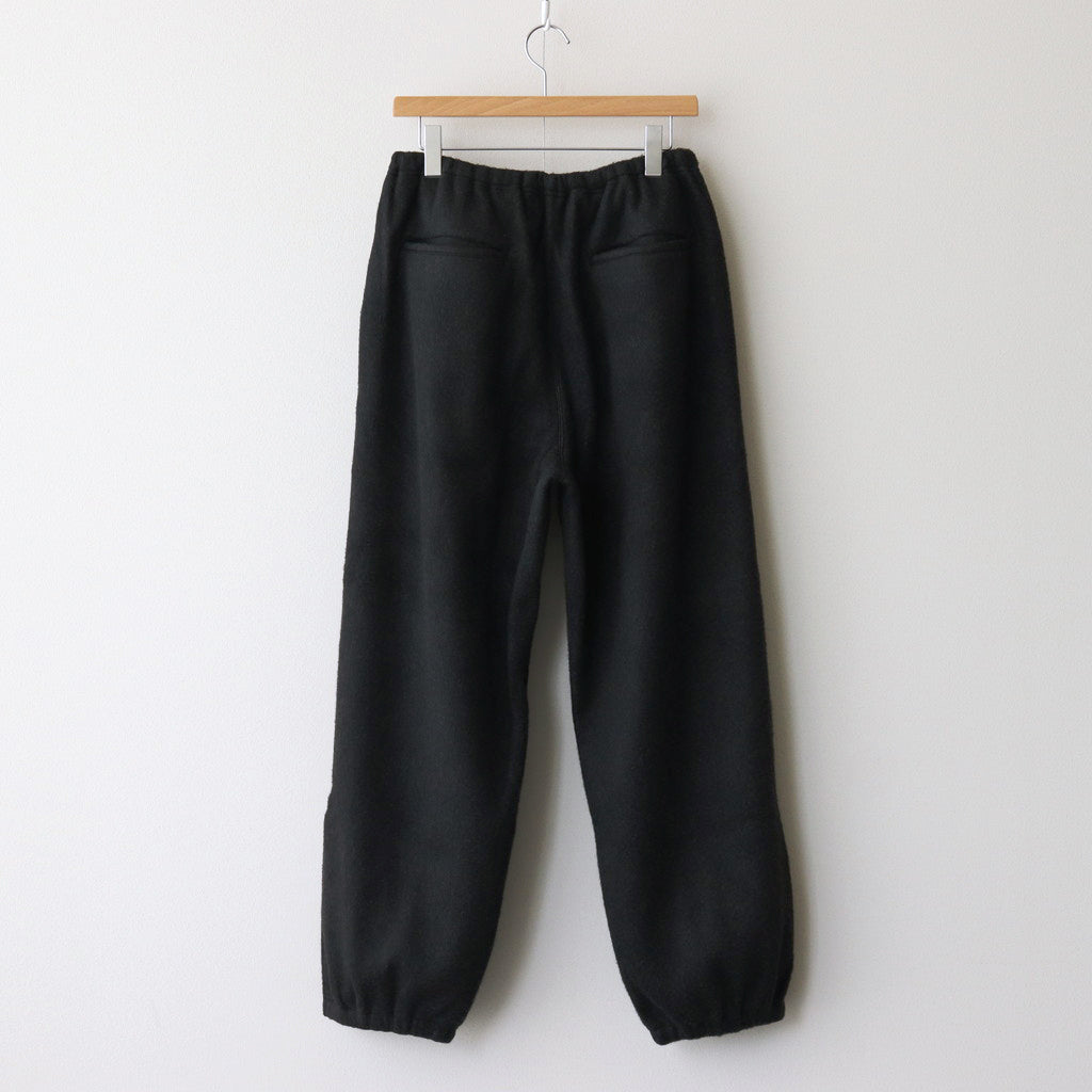 Pe/silk Fleece Track Pants #HeatherBlack [BHS24F030]