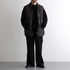 HIGH-COUNT SILK PUFF VEST #WHISKY [252OJ-VT02]