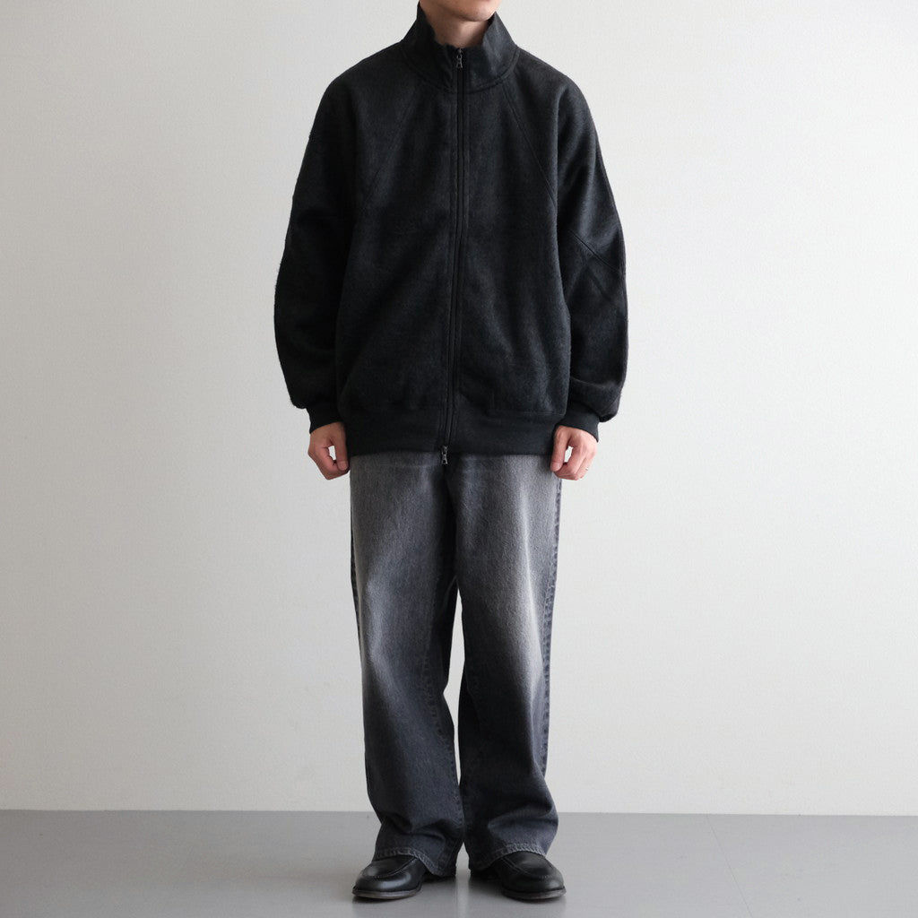ジャケット・アウター 25aw Pe/Silk Fleece jacket Pe/Silk Fleece Track Jacket #HeatherBlack [BHS24F029F25] – Diffusion