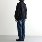 Co/Silk Nep Harf-zip P/O #Black [BHS25S037F26]