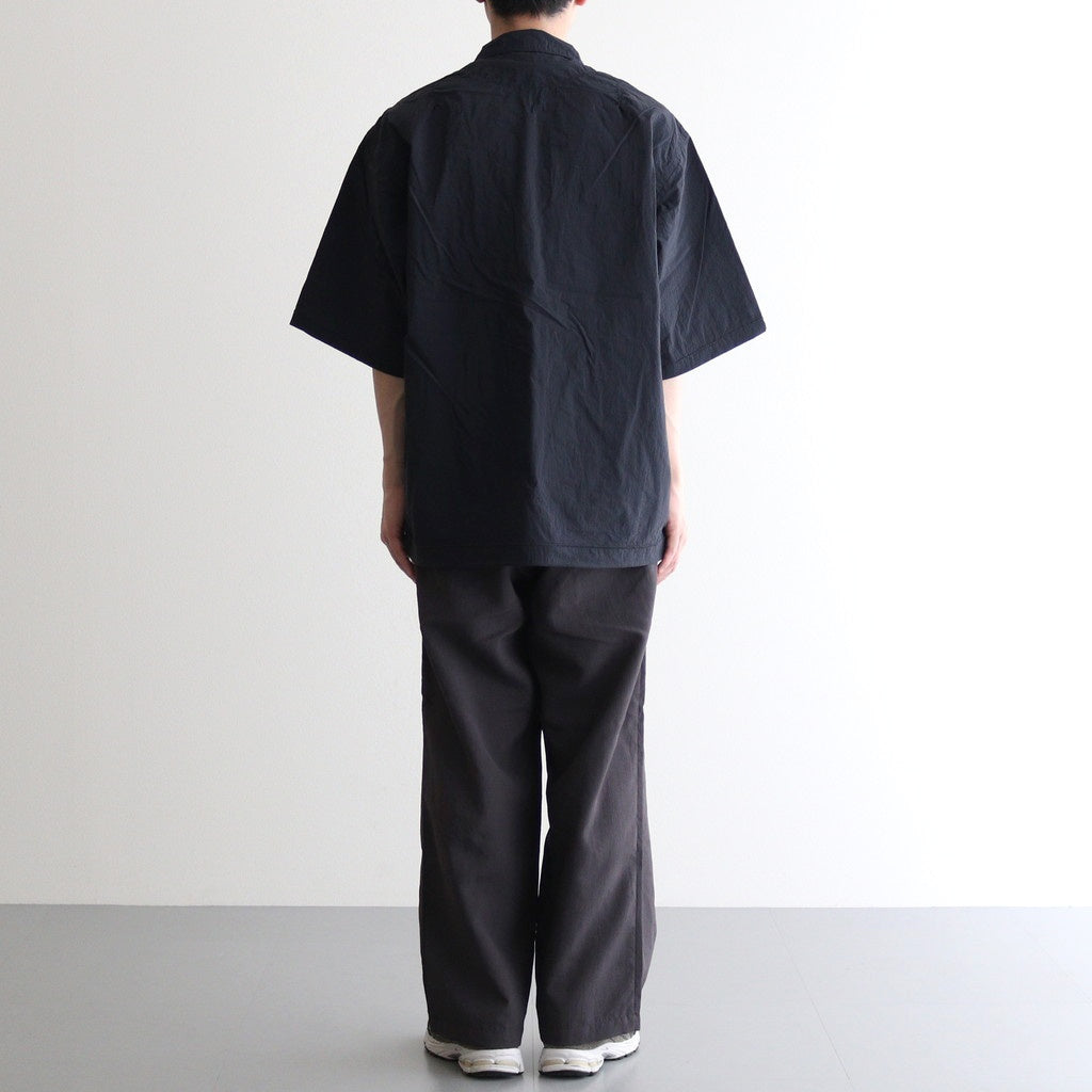 SM FIELD SHIRT SS feather nylon #BlackNavy [25s_SMMS254116]