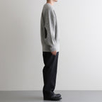 BLENDED KEMPI CREW-NECK SWEATER #PEWTER [252OJ-KN01]