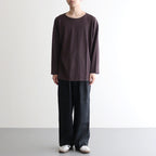 NORMANDY LINEN BASQUE SHIRT #DARK BROWN [BN-25SM-065]