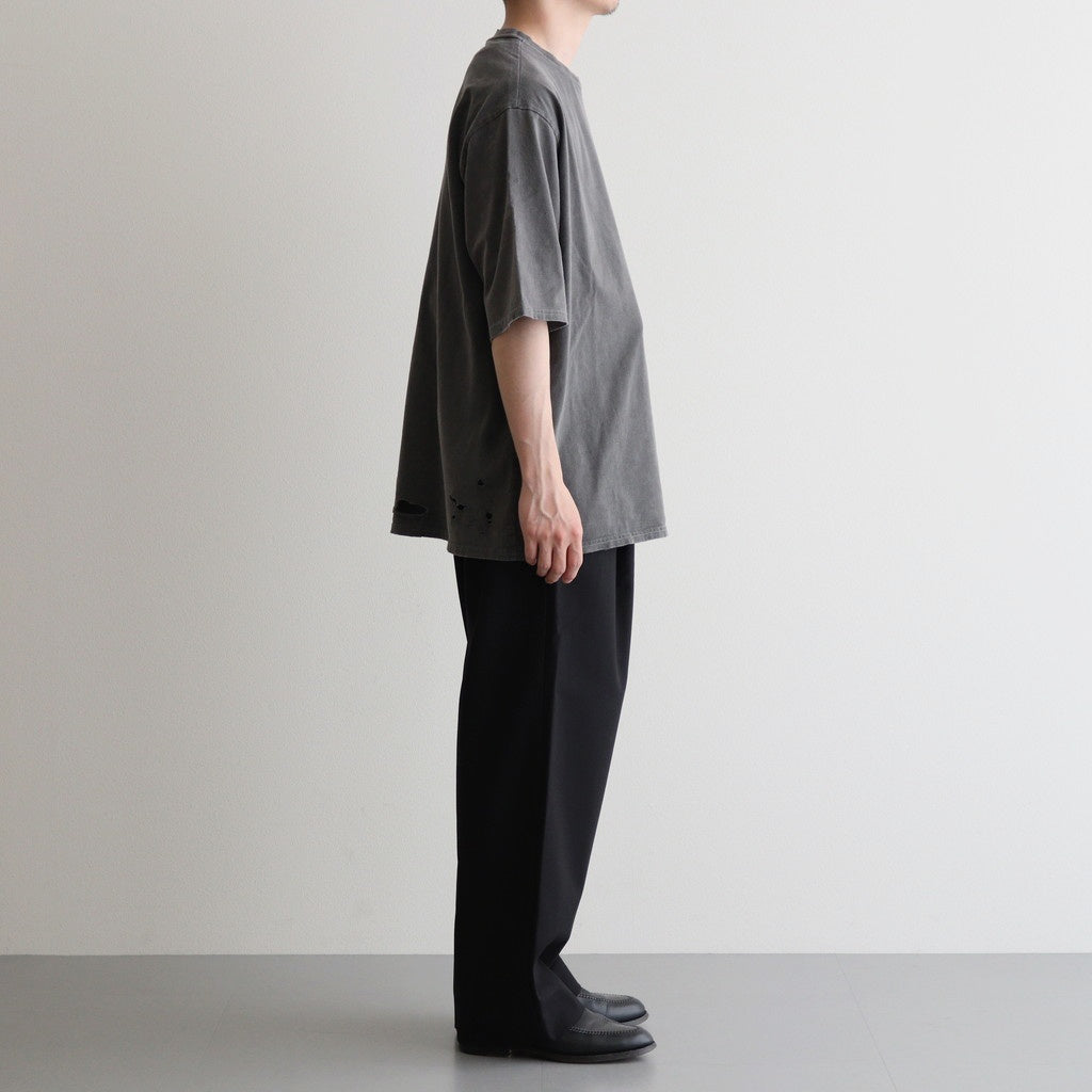 DOUBLE PLEATED EASY TROUSERS #BLACK [A25C04PT02C] – Diffusion