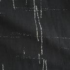 ORIGINAL PRINTED OPEN COLLAR SHIRTS (KASURI) Short-sleeve #BLACK [261OJ-SH20]