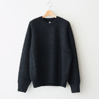 Baby Alpaca Knit P/O #MelangeBlack [BHS25F013]