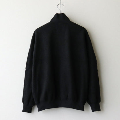 Pe/silk Fleece Track Jacket #HeatherBlack [BHS24F029]