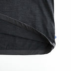 Light Merino Wool Half Zip Sweater #Charcoal Grey [6061-1202]