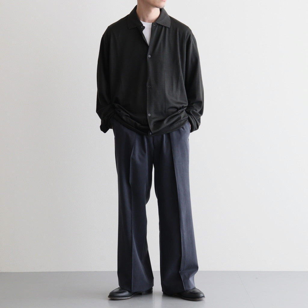 DOUBLE-PLEATED BUGS TROUSER #GRAPHITE [261OJ-PT29]