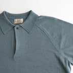 Washi Cotton Knit Polo Shirt #BLUE [NEP-SS2530M]