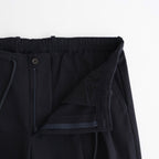 DOUBLE PLEATED EASY TROUSERS #NAVY [A26A93PT02C]