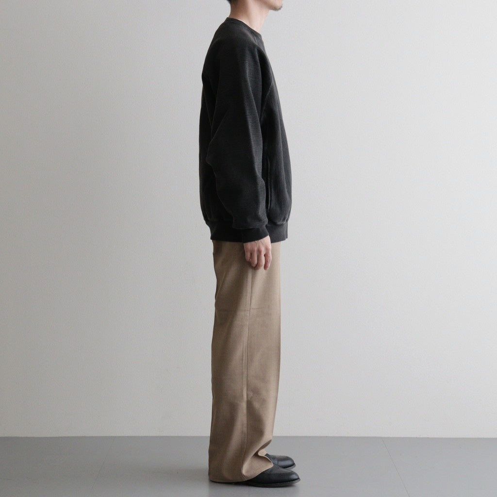 JUMBERCA URAKE FADE COLOR CREW NECK #FADE BLACK [BN-26SM-011]