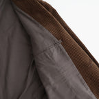 MIXED-WALE CORDUROY TAILORED JACKET #BROWN [26W-BIS-JK11]