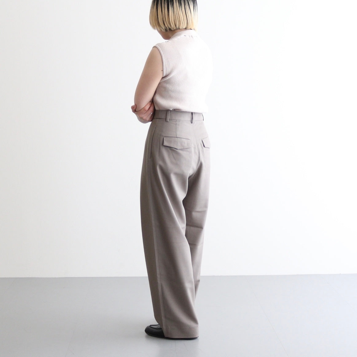 Cotton Silk Skipper Knit #PINK BEIGE [NEP-SS2527W]