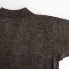 BLENDED KEMPI WOOL RAPEL CARDY #BARK [252OJ-KN03]