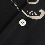 ORIGINAL PRINTED OPEN COLLAR SHIRTS (Animal Drawing) Short-sleeve #ONYX [251OJ-SH22]