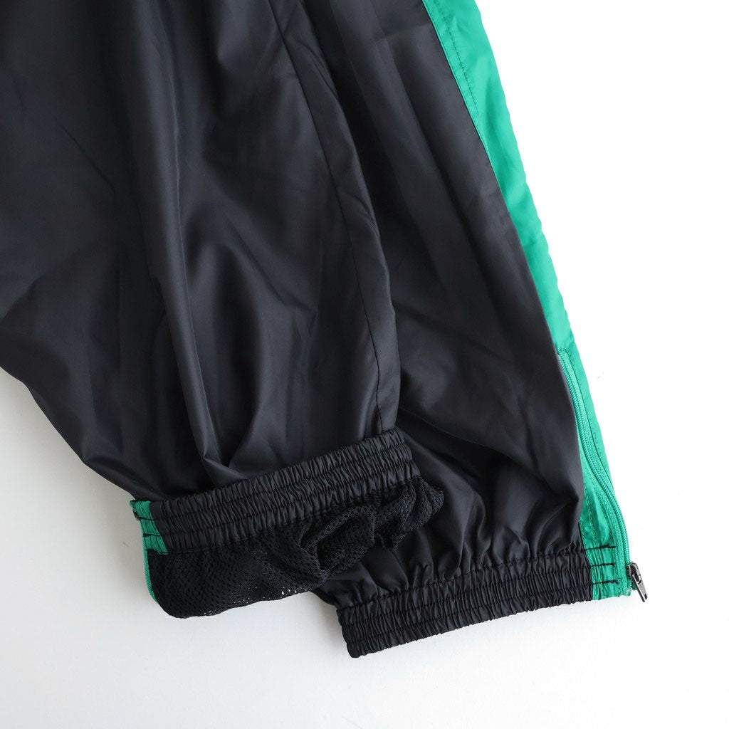 PANEL COLOR TRACK PANTS #BLACK/GRN [DNS26P02]