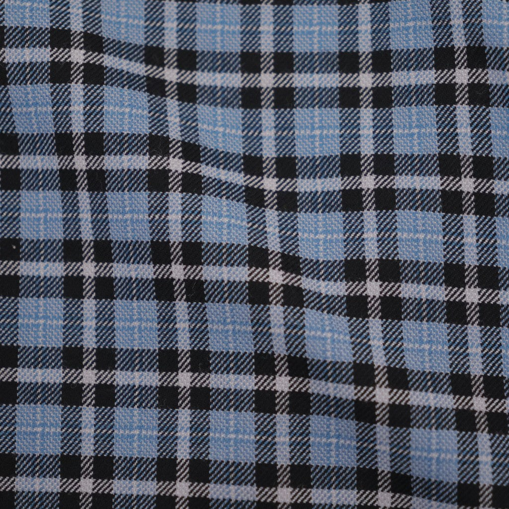 ZIP SHIRT #BLUE CHECK [A26C17SH03C]