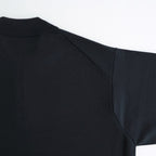 32G SMOOTH WOOL POLO HALF ZIP #CHARCOAL BLUE [BN-25FM-021]