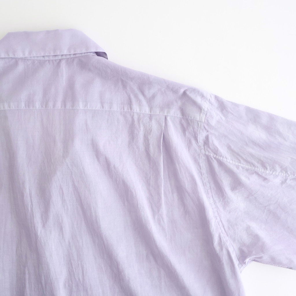 ITALIAN OPEN COLLAR SHIRT #LAVENDER [A26A23SH03C]