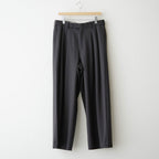 DOUBLE PLEATED BUGGY TROUSERS #CHARCOAL GRAY [M26C06PT01C]