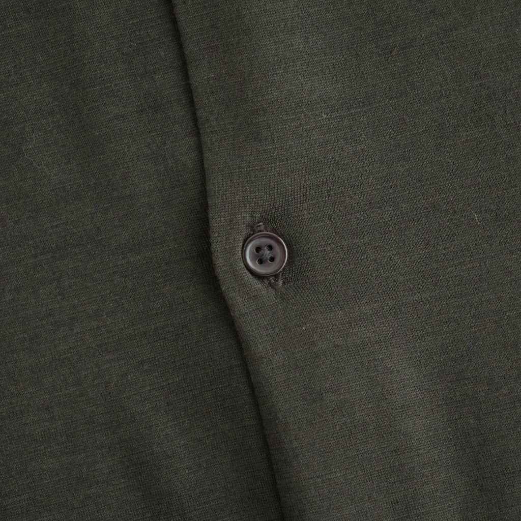 SHIRT CARDIGAN #DARK OLIVE [M26C15CS01C]