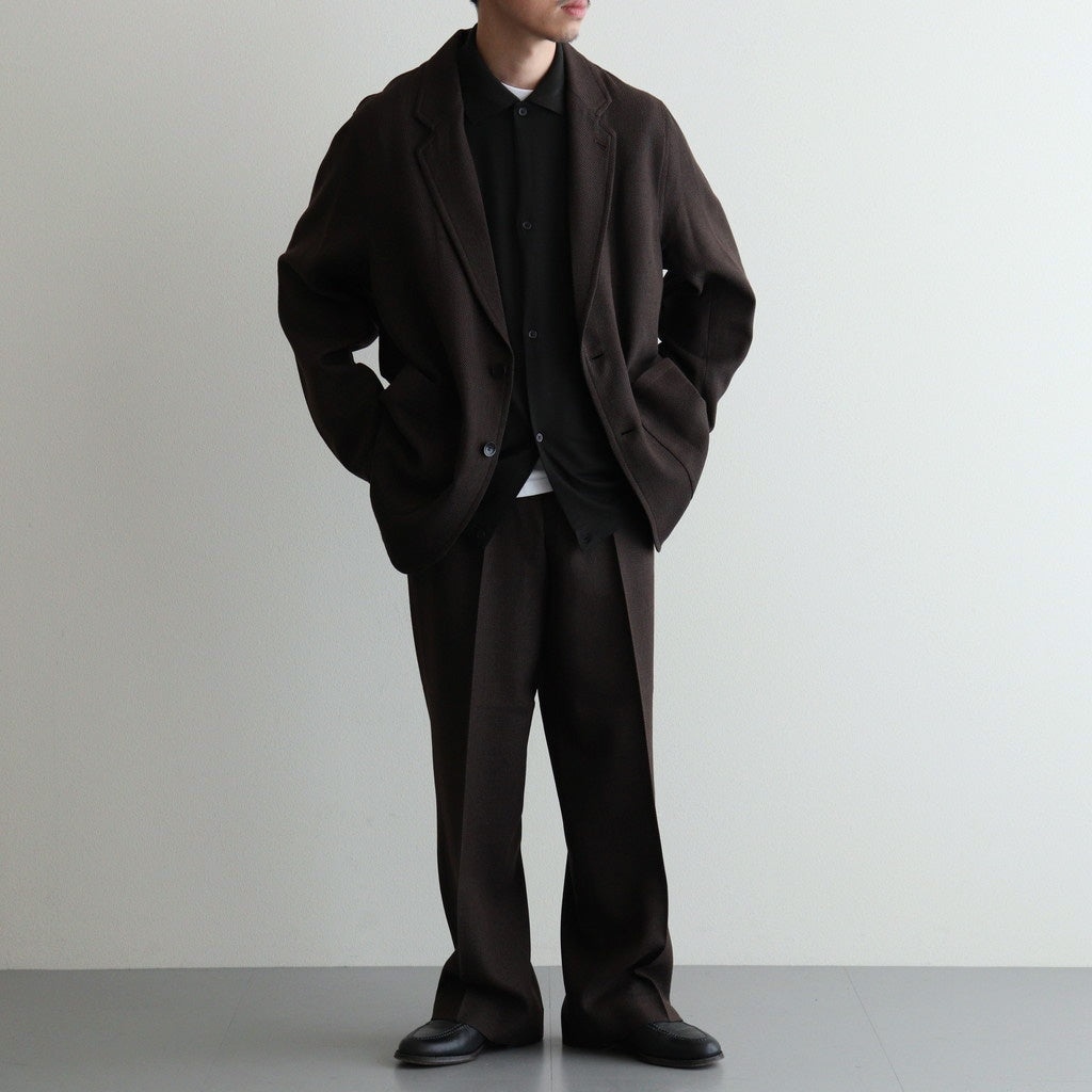 STROLL AROUND JACKET #BROWN BIRD’S-EYE [M26C10JK01C]