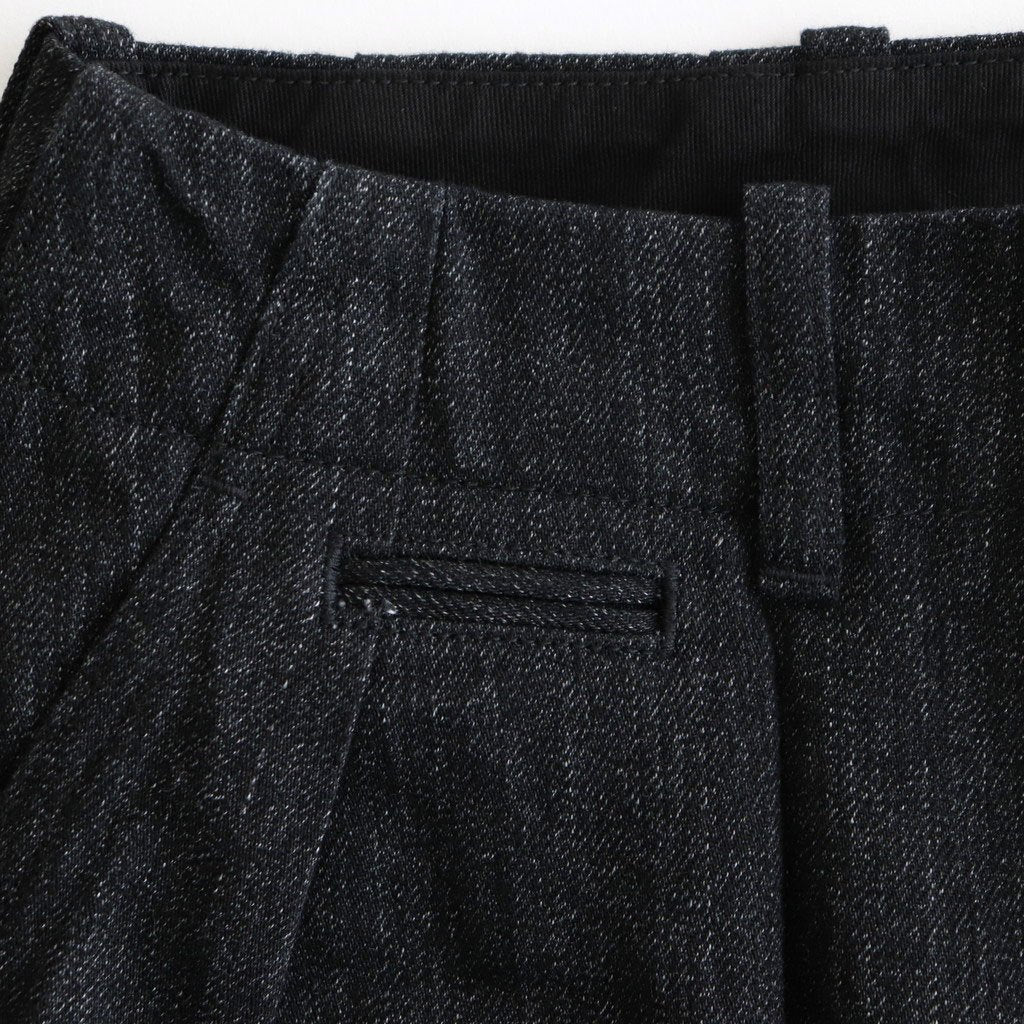 Denim Skirt #Black [S25FE070]