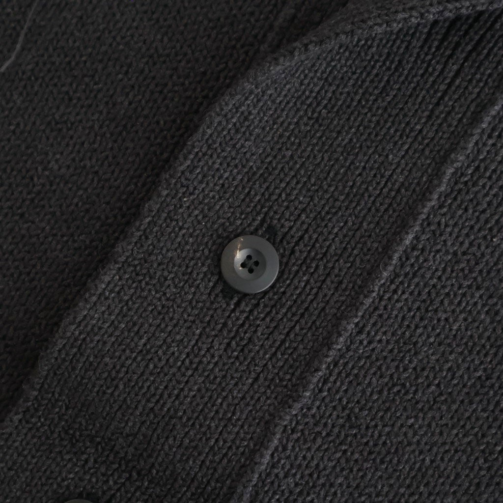 Cotton Fancy Yarn Crochet Collar Knit Jacket #Charcoal [NEP-SS2628]