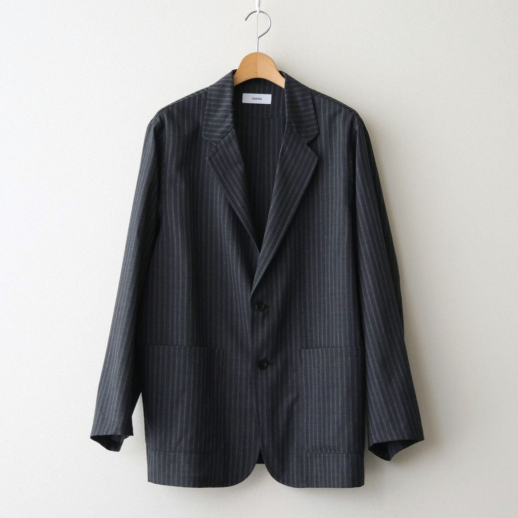 STROLL AROUND JACKET #GRAY STRIPE [M26A11JK01C]
