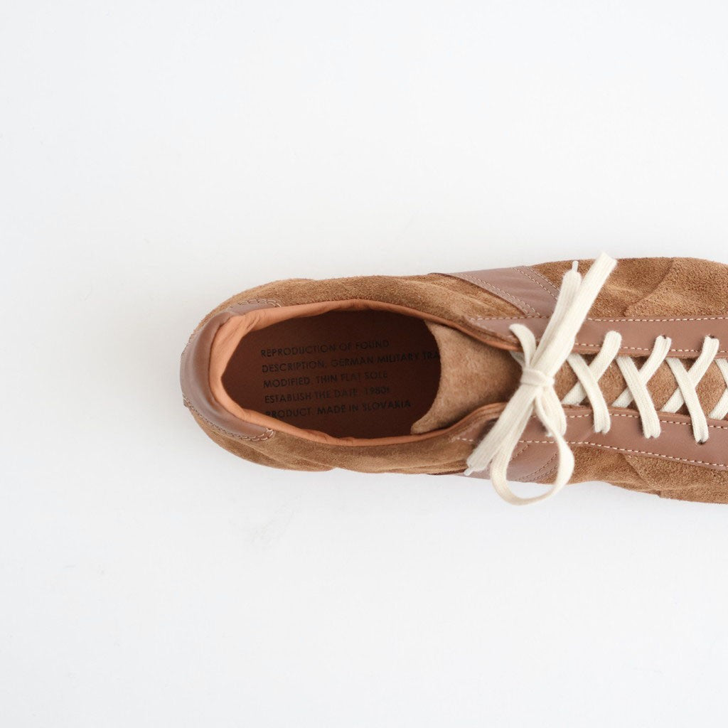 GERMAN MILITARY TRAINER #COGNAC SUEDE [1714S]