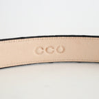 NARROW WESTERN BELT #BLACK [AC-11-C-OSTRICH-4]