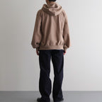 Thin-Sweat Hoodie Zip #HeatherBeige [bROOTS25S24S26]