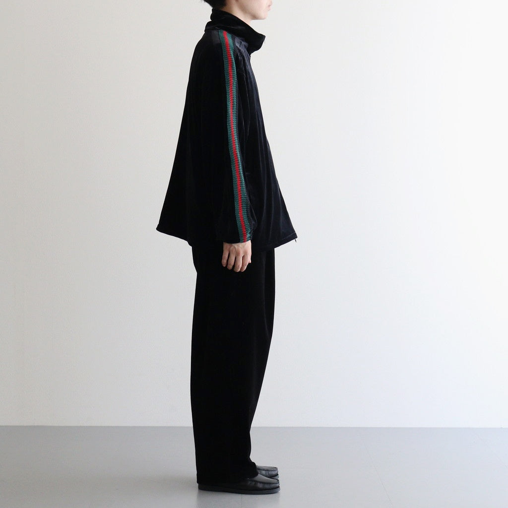 TRACK JACKET VELOURS #BLACK [DNA25B03-B]