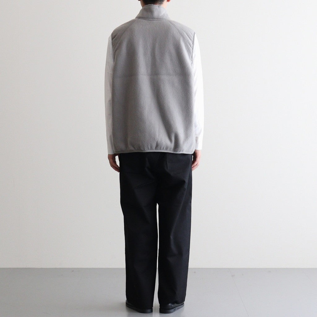 LEVEL3 Fleece Vest #FoliageGrey [bROOTS24F13F25]