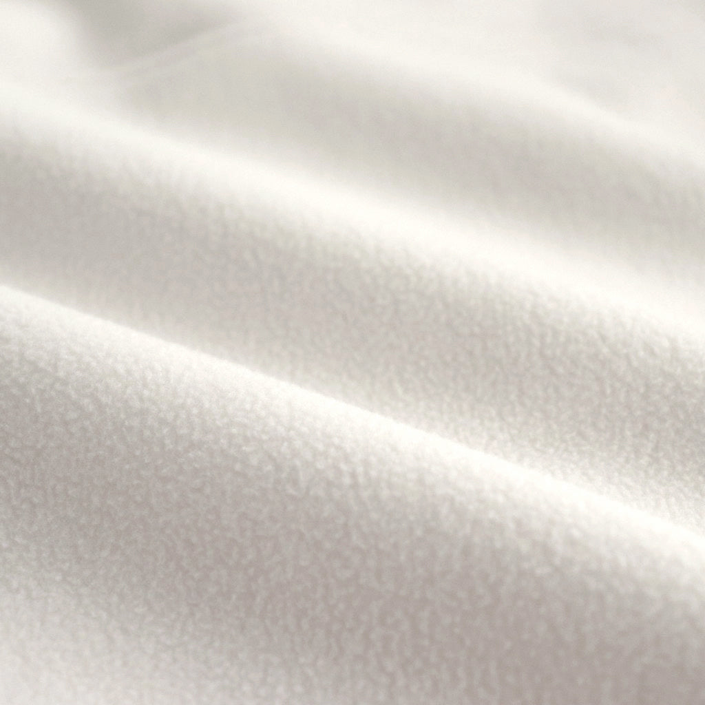 RECYCLE POLYESTER FLEECE BZ #WHITE [17032 25328]