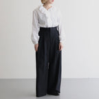 BOURRIENNE COTTON TYPEWRITER RUFFLE BL / NAMI #WHITE [16851 50110]