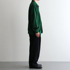 DOUBLE PLEATED SEMI EASY TROUSERS #BLACK [A26C07PT02C]