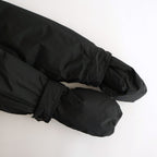 HIGH-COUNT SILK MITTEN PUFF JACKET #BLACK [252OJ-JK13]