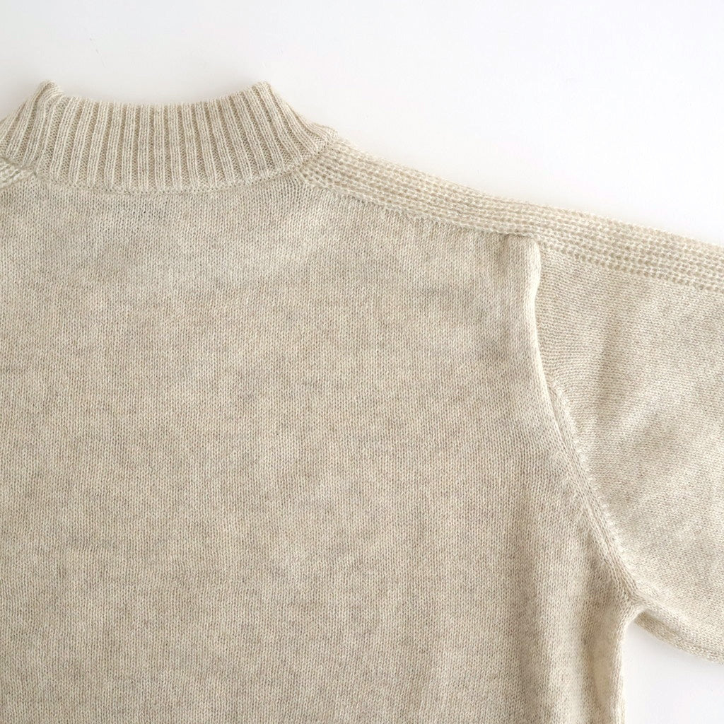 All-yak Crewneck #Ntural White [NEP-AW2408]