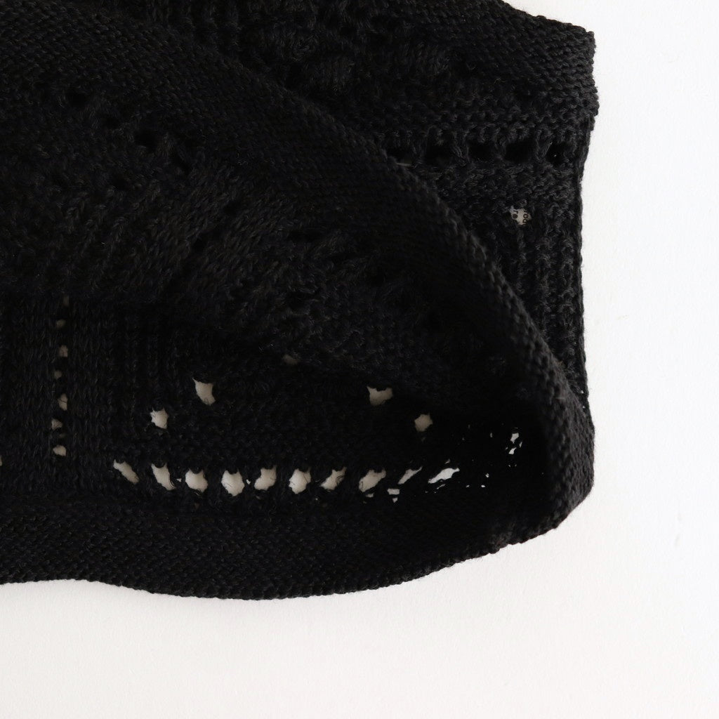 GRASSY RACE PETIT VEST #BLACK [BN-25SL-029]