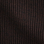 SOLID WOOL RIB CREW NECK #ROSEWOOD [BN-26FM-051]