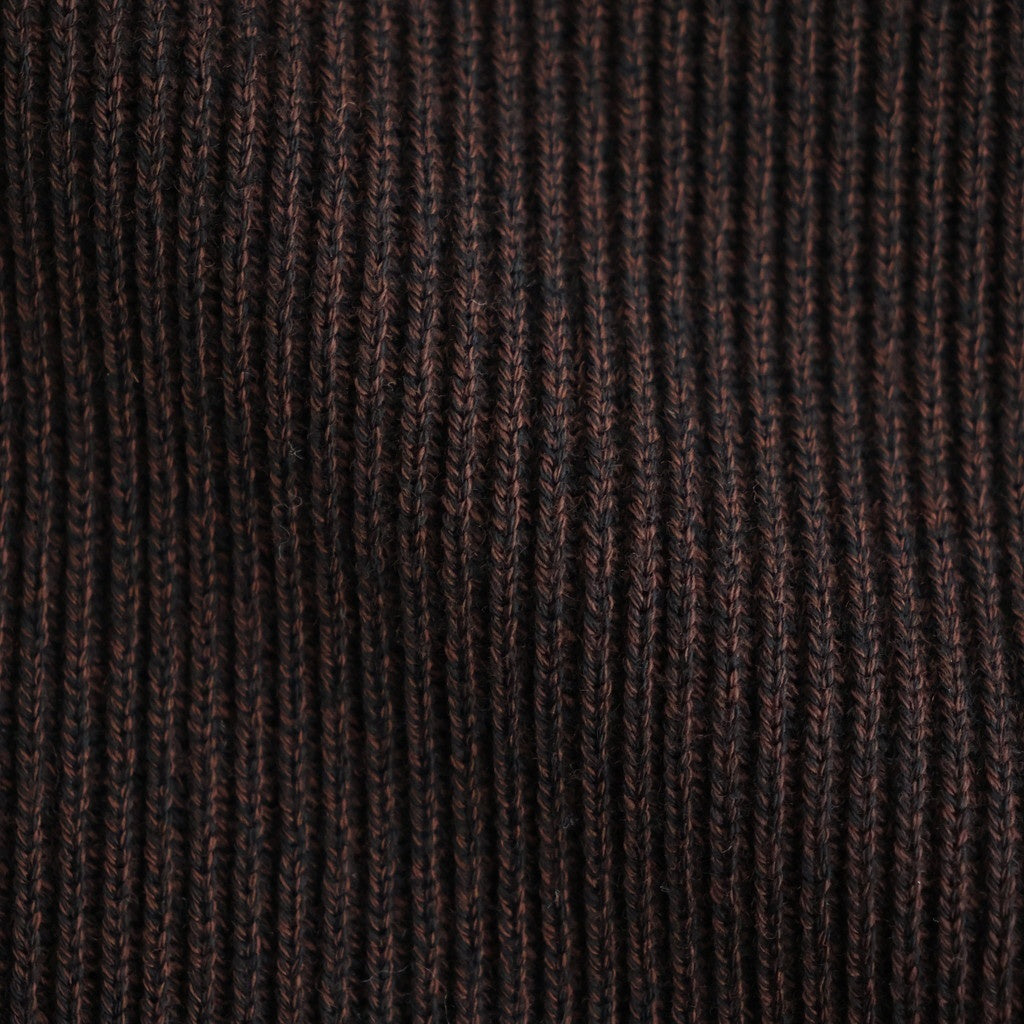 SOLID WOOL RIB CREW NECK #ROSEWOOD [BN-26FM-051]