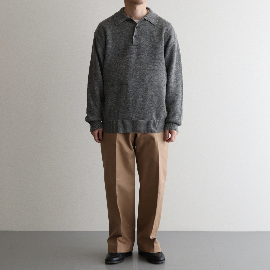 SOLIS COTTON TROUSERS - CHINO #BEIGE [HV501001]