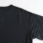 Garment Dyed Jacquard Field Tee #Asphalt Gray [N26SH039]