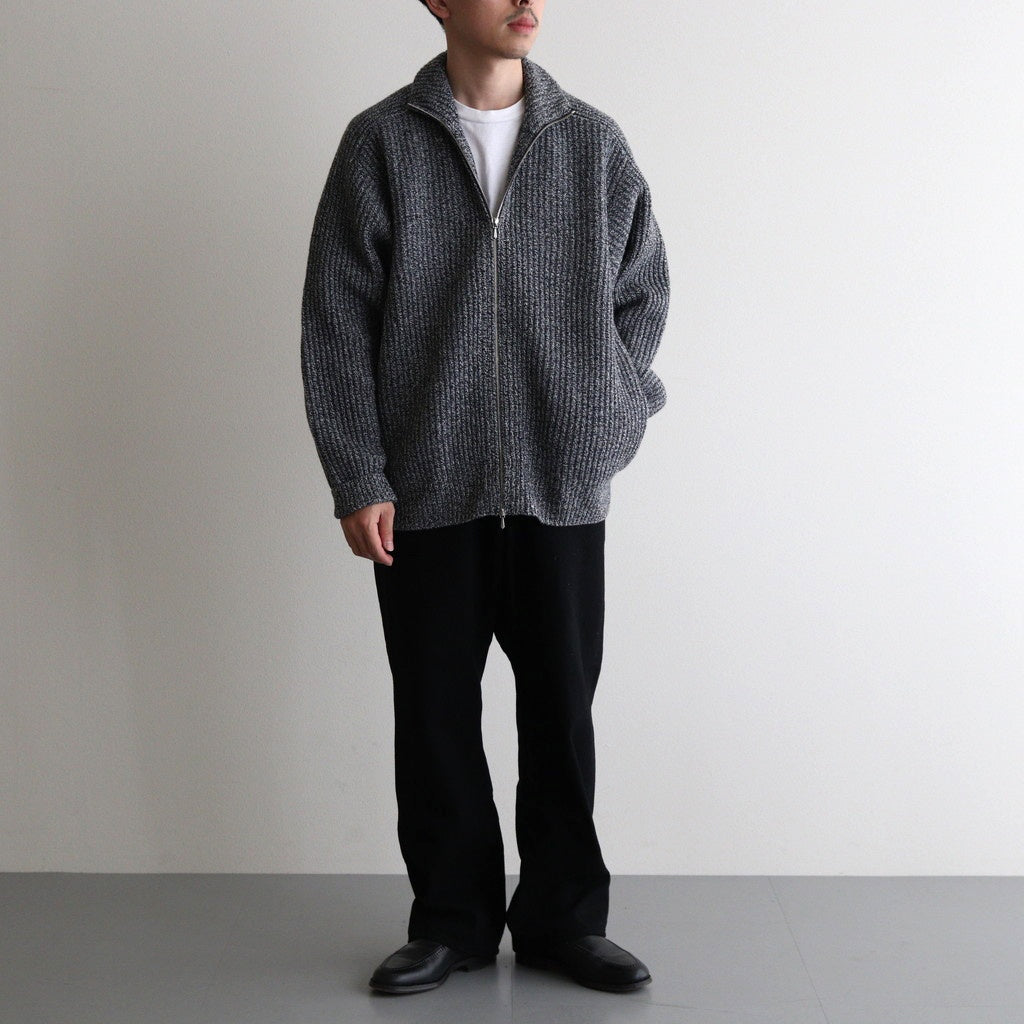 WOOL CASHEMERE DRIVERS KN #BLACK [17042 60079]