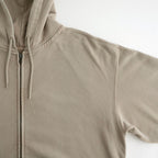 Garment Dyed Field Zip Up Hoodie #Beige [N26FH057]