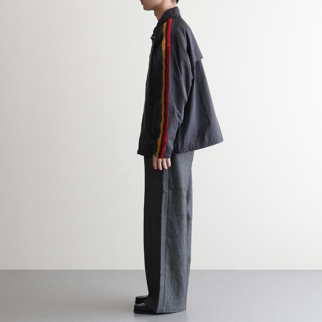 TRACK JACKET POLYESTER #BLACK [DNA25B03-A]