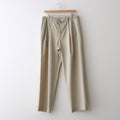 DOUBLE PLEATED EASY TROUSERS #BEIGE [A26A15PT02C]