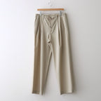 DOUBLE PLEATED EASY TROUSERS #BEIGE [A26A15PT02C]